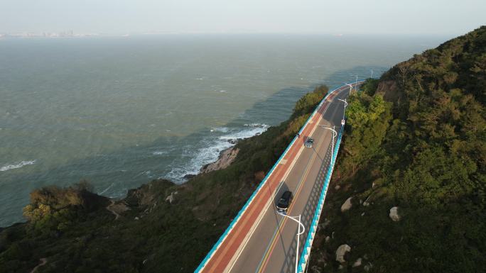 原创 福建漳州东山岛苏峰山沿海公路航拍