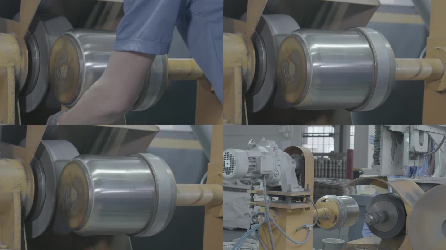 生产工厂流水线打磨机锅具生产抛光机器设备