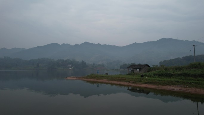 山水 风景 山村