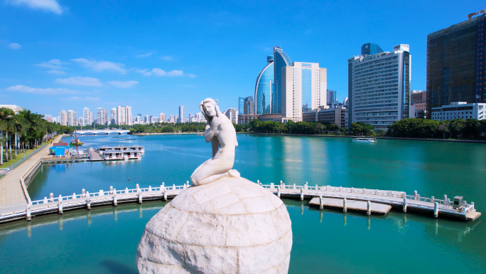 白鹭湖女神雕像