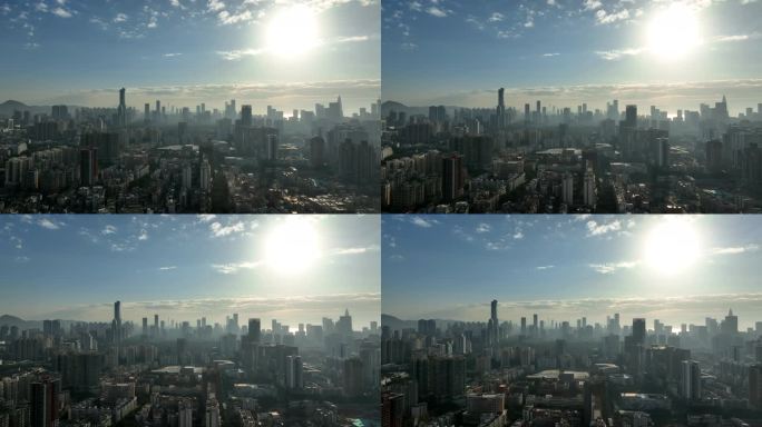 4K航拍深圳城市空镜2