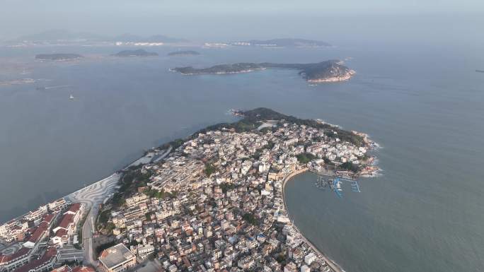 原创 福建漳州东山岛南门湾海岸线航拍风光