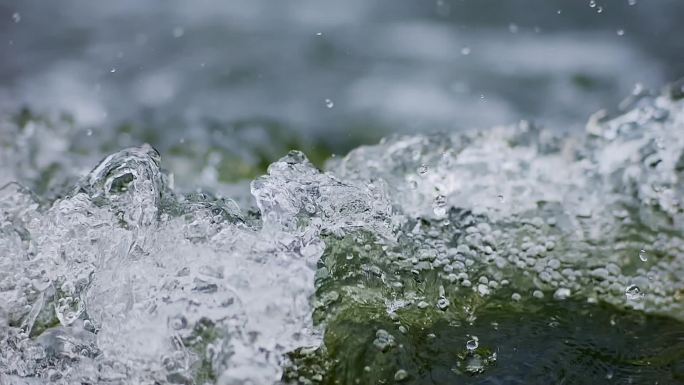 河流流水水花升格