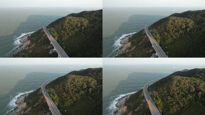 原创 福建漳州东山岛苏峰山沿海公路航拍