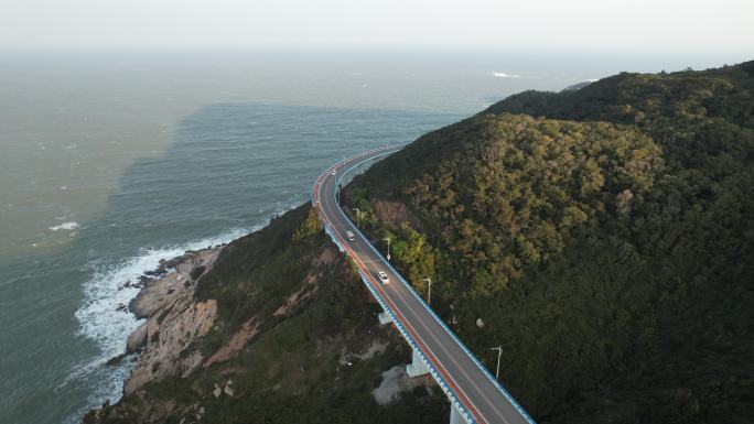 原创 福建漳州东山岛苏峰山沿海公路航拍