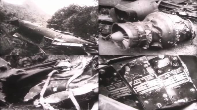 60年代中国击落的美国飞机残骸