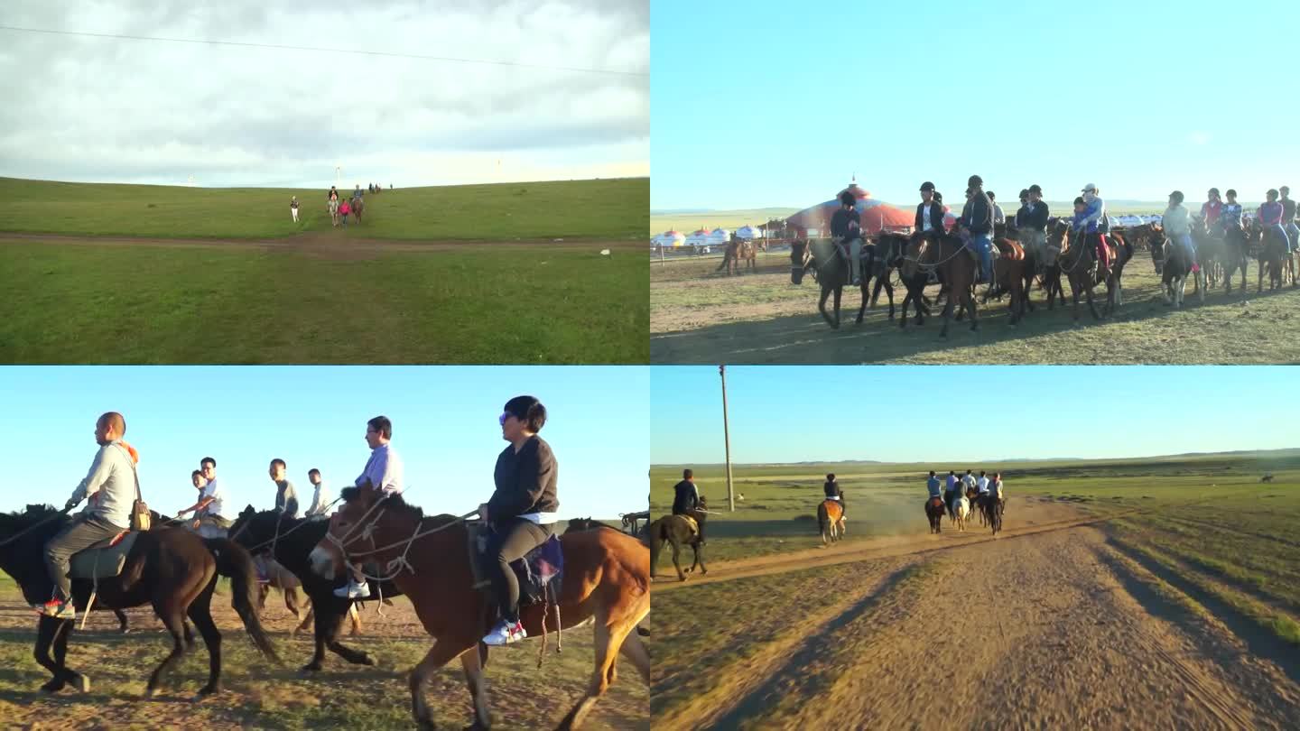 草原旅游——骑马