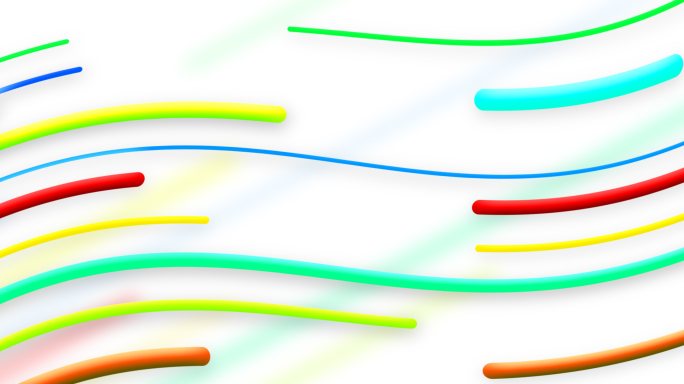 多彩线条循环动画背景