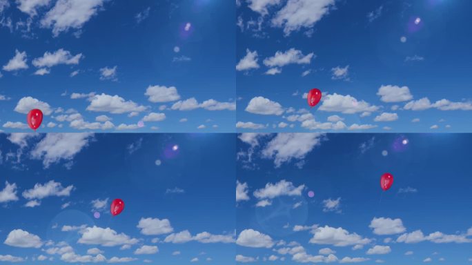 气球放飞梦想飞向蓝天06