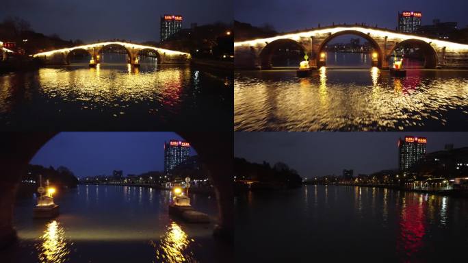 杭州 运河 拱宸桥 元宵 夜景1