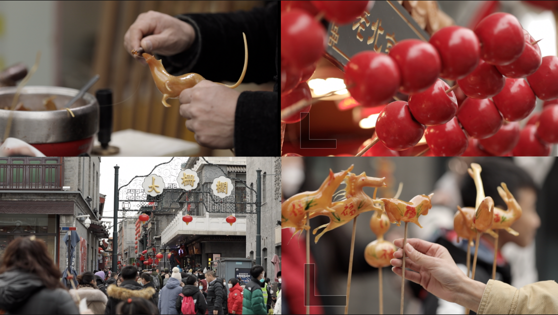 新年过年喜庆氛围人文城市生活集锦