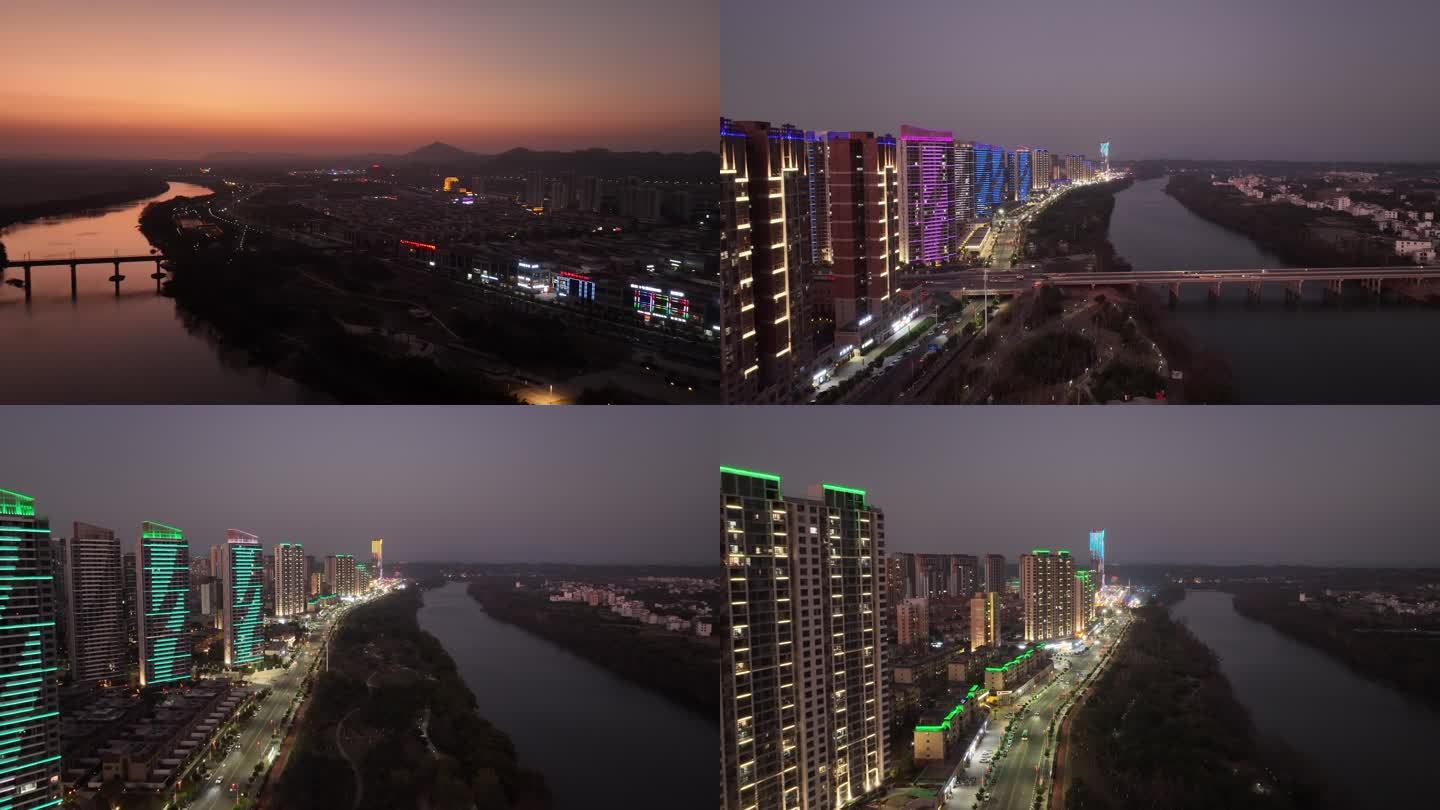信丰县城市夜景