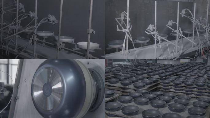 自动化生产线锅具自动喷漆打磨抛光设备拉丝