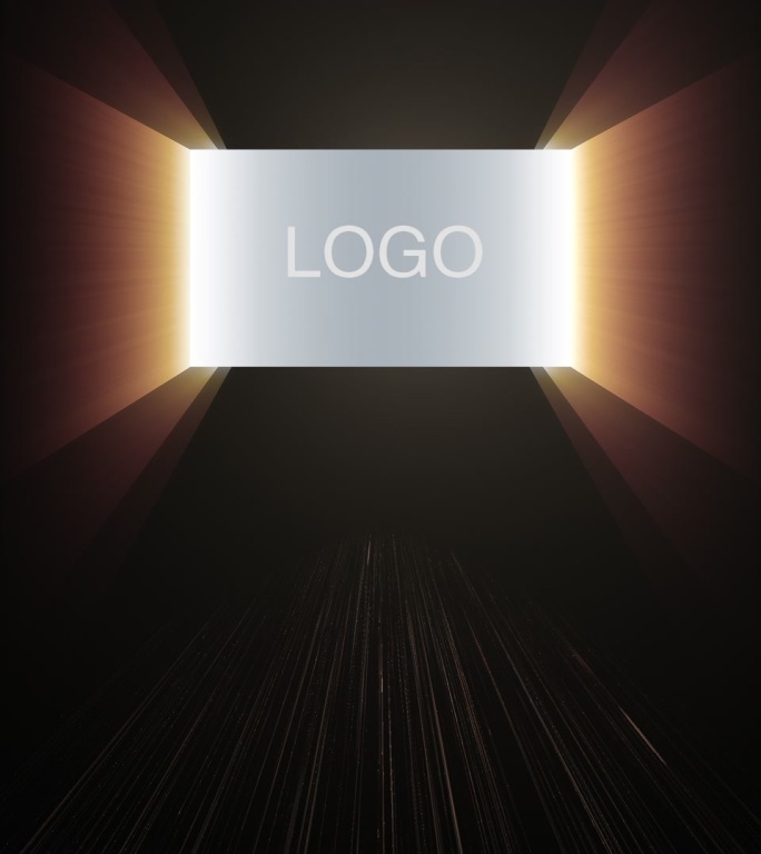 静态背景logo动画