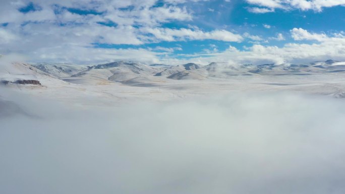 冬天 唯美雪景 暴风雪 雪山 小清新