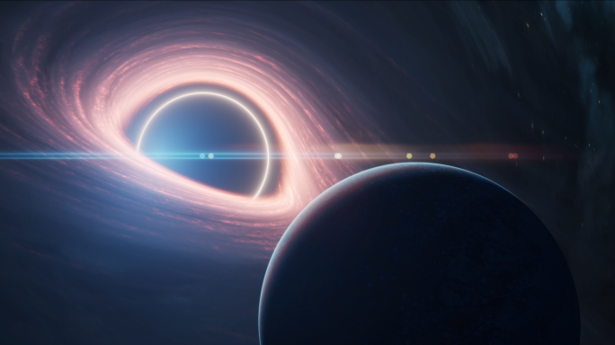 8K黑洞宇宙行星地球外星流浪地球陨石太空
