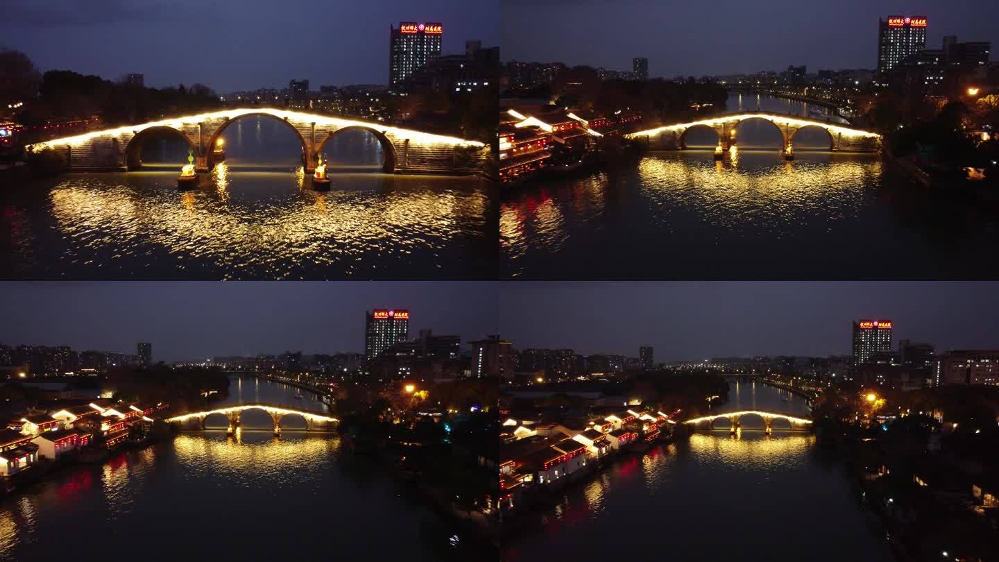 杭州 运河 拱宸桥 元宵 夜景3