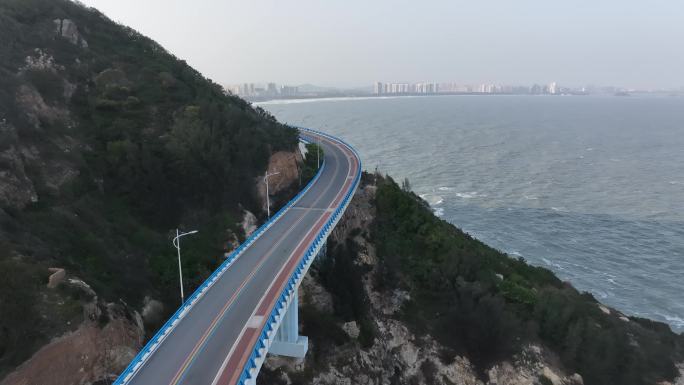 原创 福建漳州东山岛苏峰山沿海公路航拍