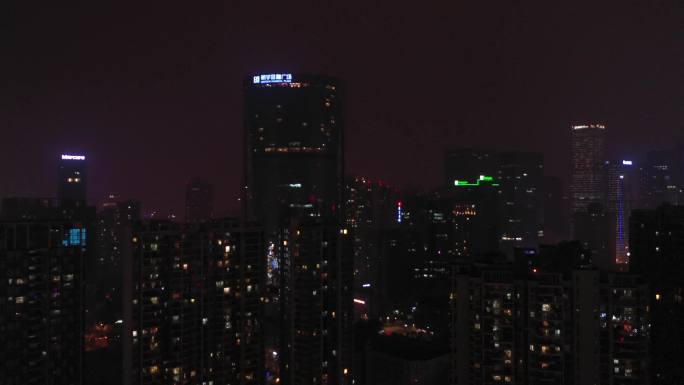 成都夜景、成都街道