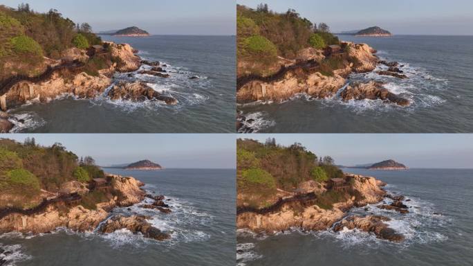 原创 福建漳州东山岛风动石景区海岸线风光