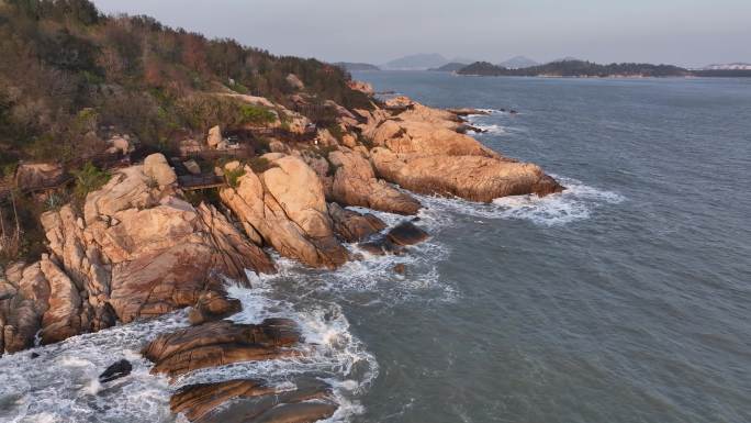 原创 福建漳州东山岛风动石景区海岸线风光