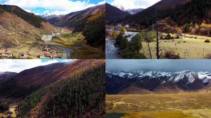 川藏自然风光视频素材