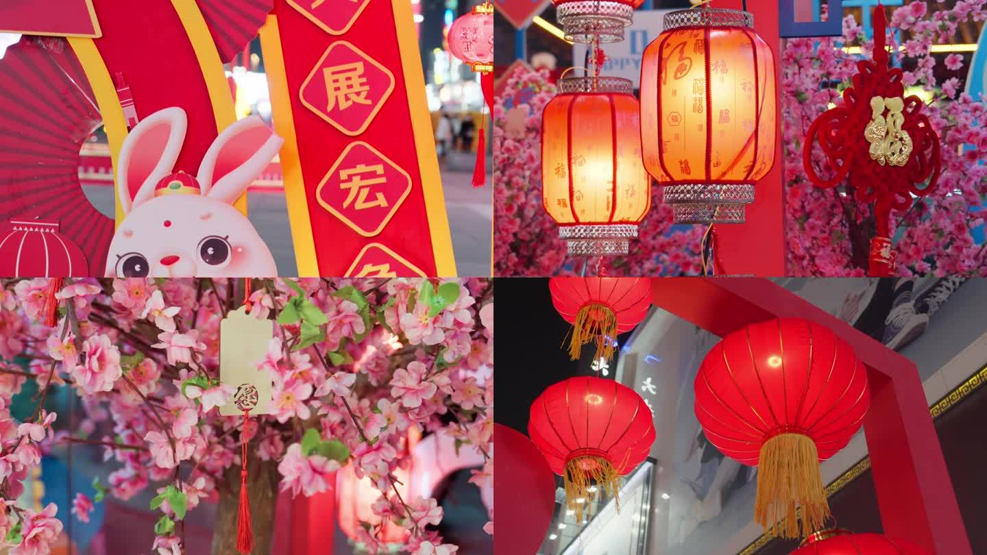 灯笼传统节日装饰花春节氛围过年喜庆挂件