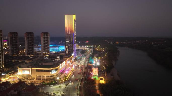 信丰县城市夜景