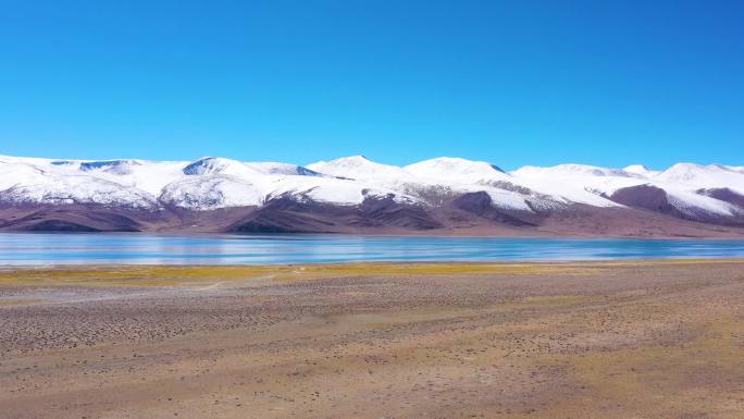 远方雪山 湖水雪山 雪山美景 西藏阿里