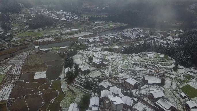 贵州侗乡雪景如画