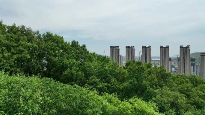 盘龙山 航拍 确山  盘龙山公园