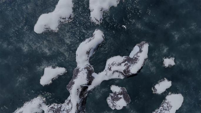 雪山雪地海岛