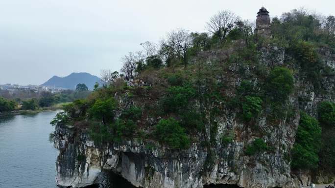 桂林象山景区漓江穿山公园塔山合集