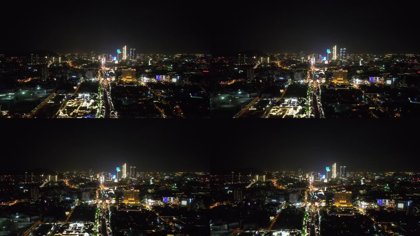 江苏无锡城市夜景灯光航拍摄影图 (1)
