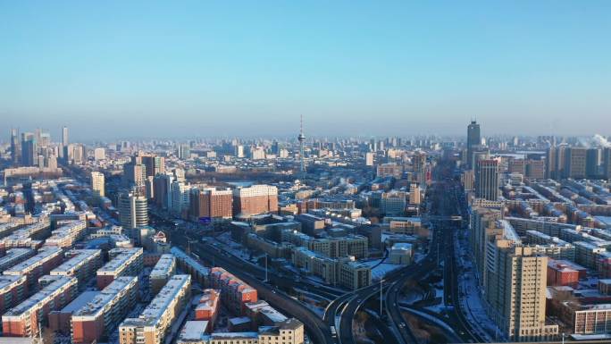 长春雪景