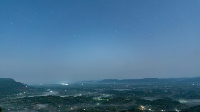 纳西茶山星空云海