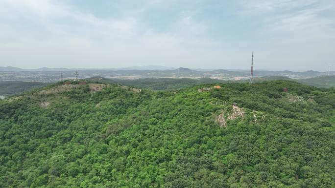 盘龙山 航拍 确山 盘龙山公园