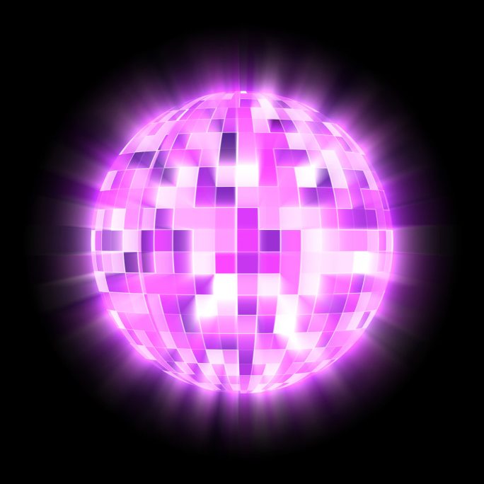紫色斯科彩色球