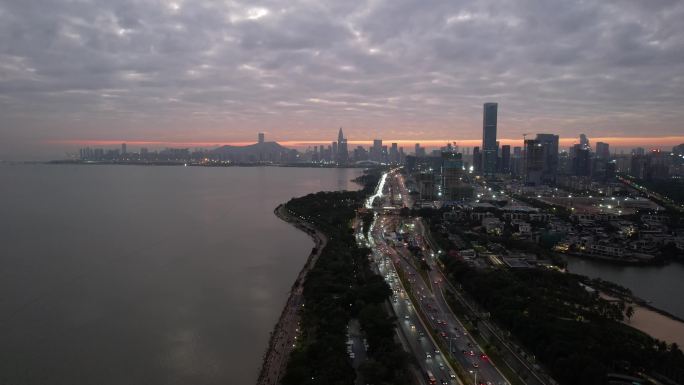 深圳城市交通4K航拍
