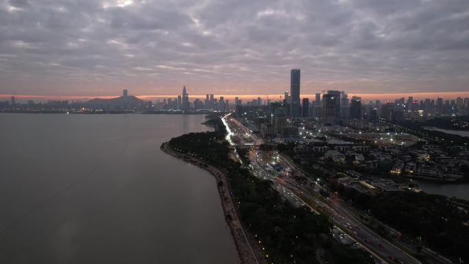 深圳城市交通4K航拍