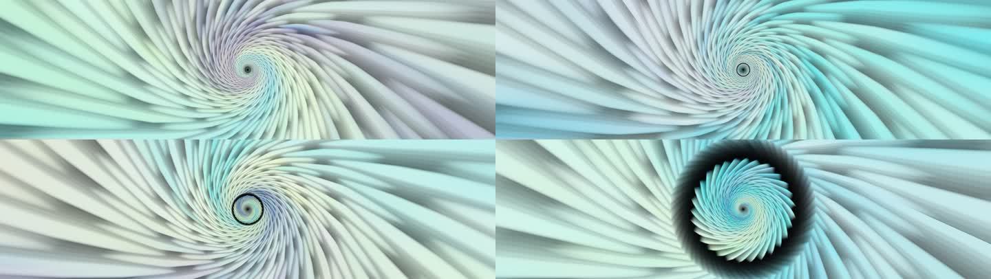 抽象艺术三维螺旋质感动态背景11