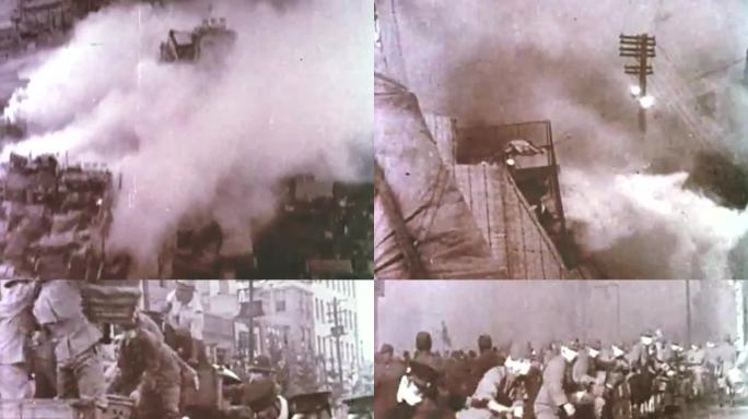 1942年日本东京遭受空袭