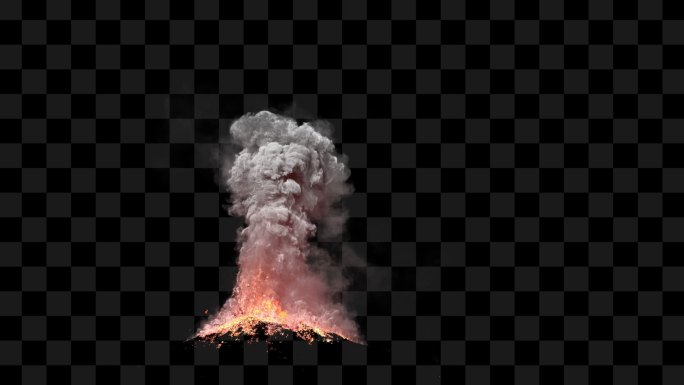 火山喷发2_5（有Alpha通道）