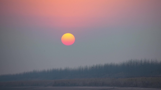 夕阳日落