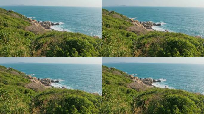 大海 礁石 海边 海浪 4K C