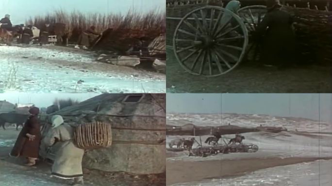 50年代的内蒙古冬季影像