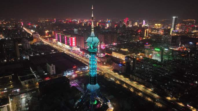 石家庄槐安路夜景