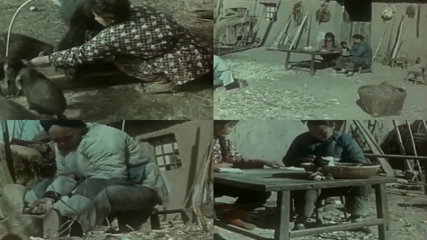 50年代的农村劳动生活影像
