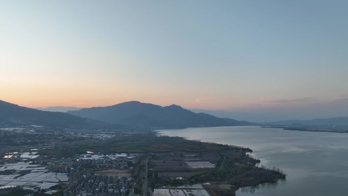 四川省凉山州西昌市邛海风景航拍