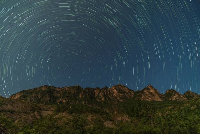 司马台长城 星轨延时